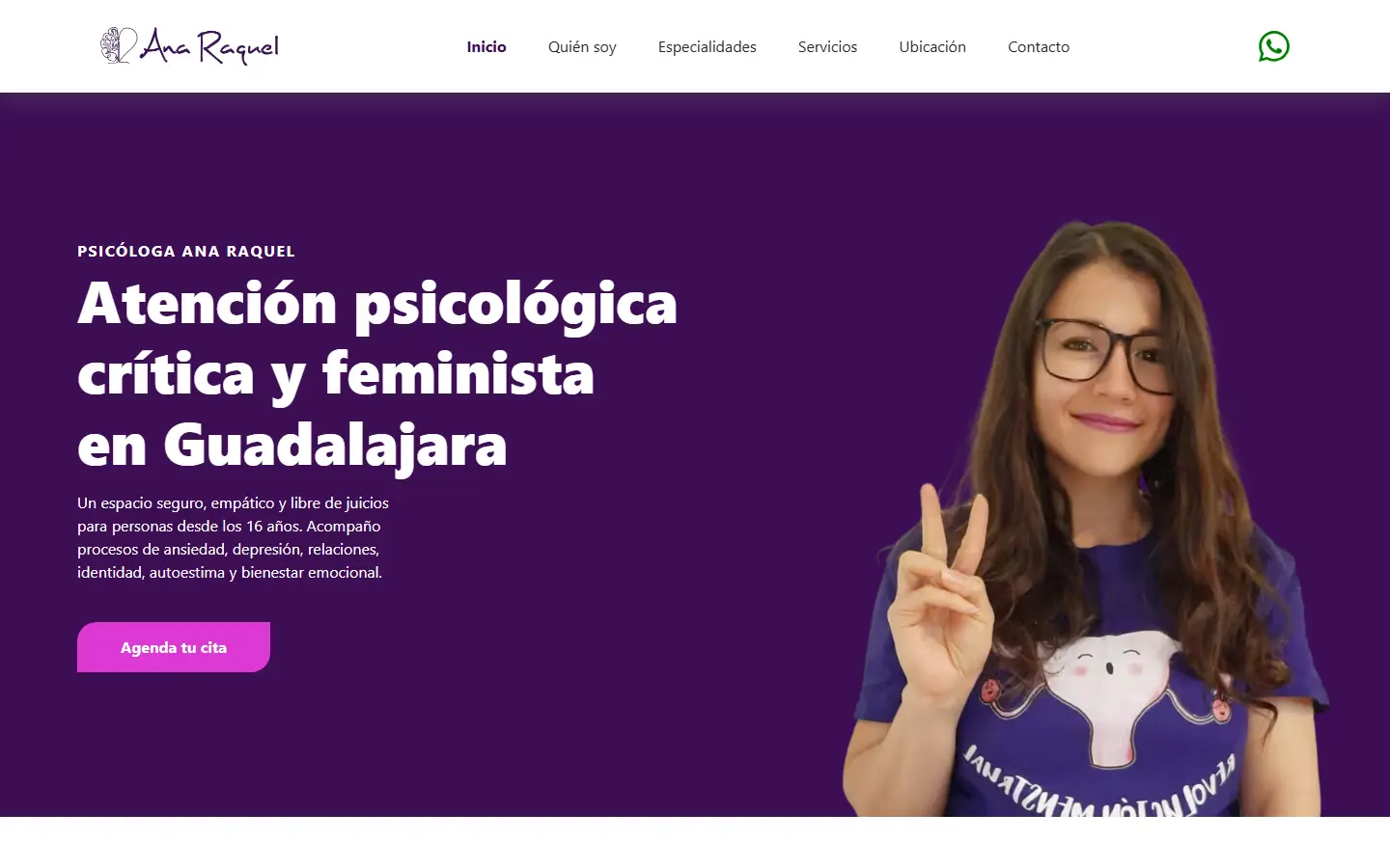 Captura de pantalla de Ana Raquel
